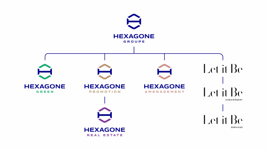Organigramme du groupe Hexagone